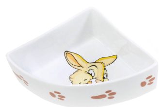 Konijnen voerbak - Hoek voerbak - Konijn / Cavia - Animal King